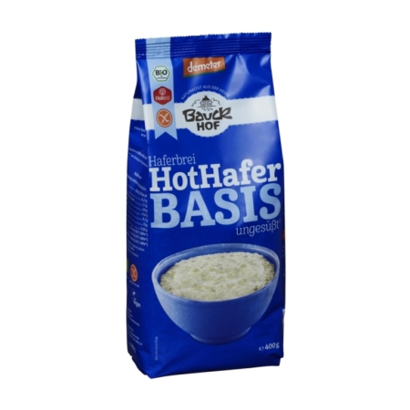 Bauck Hof Porridge Hot Hafer Basis glutenfrei