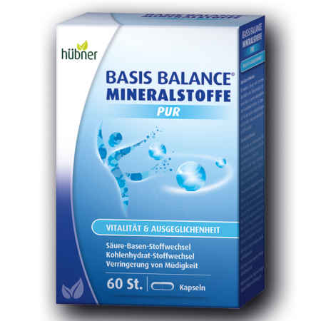 Hübner Basis Balance Mineralstoffe PUR (60 Kapseln)