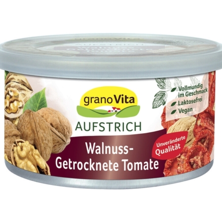 granoVita Pastete Walnuss-Getrocknete Tomate (125g)