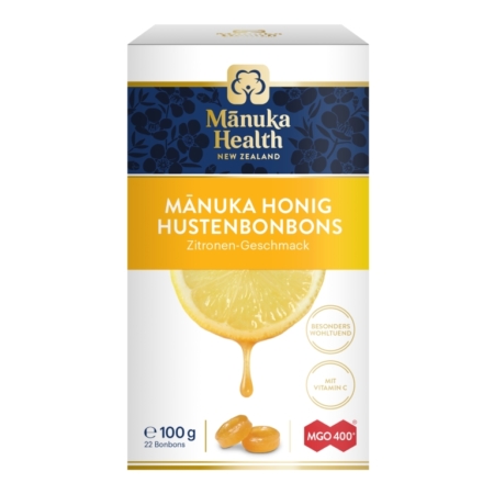 Manuka Honig MGO400+ Lutschbonbons mit Zitrone