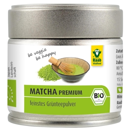 Raab Bio Matcha Grünteepulver Premium