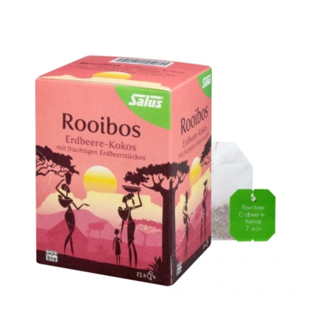 Salus Rooibos Erdbeere-Kokos Tee bio